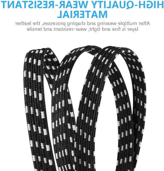 Elastische Fietsbagagebanden - 4 Stuks voor Fiets en Motorfiets — afbeelding 3