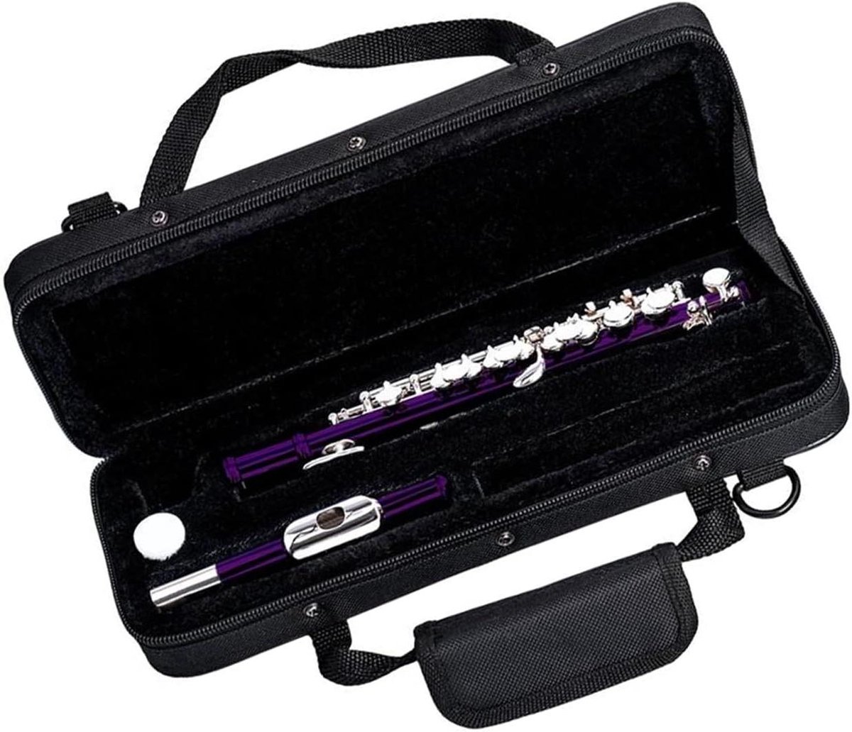 Dwarsfluit Set - Piccolo Fluit - Muziek Maken - Verzilverde Kleppen - 1500 Gram - Zilverkleurig