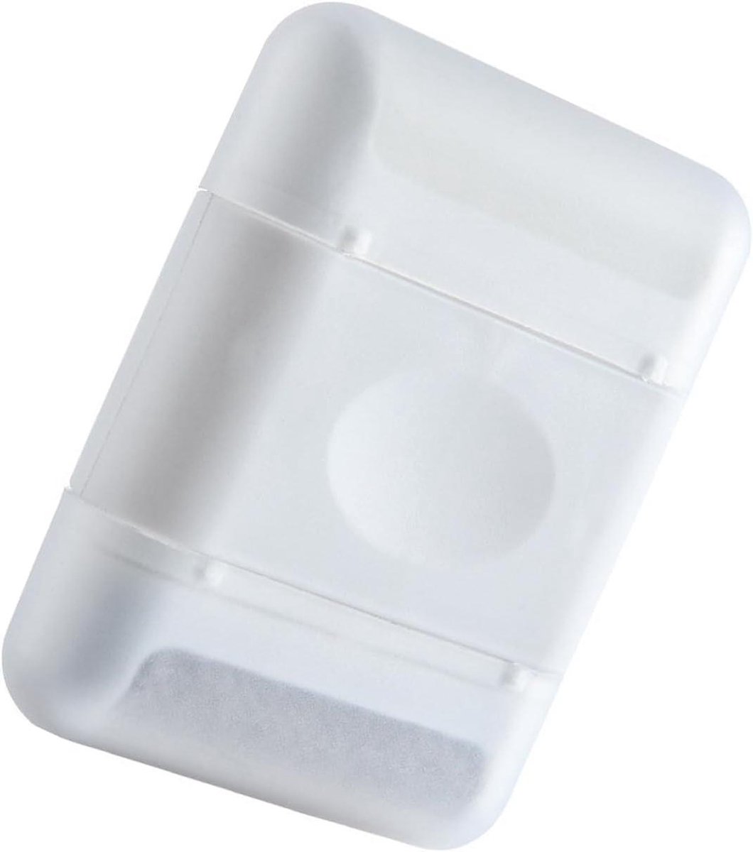 Handmatige Pluisroller - Stofverwijderaar Roller - Kleding Schoonmaken - Ergonomische Grip - 8 x 6.5 cm - Zwart/Wit
