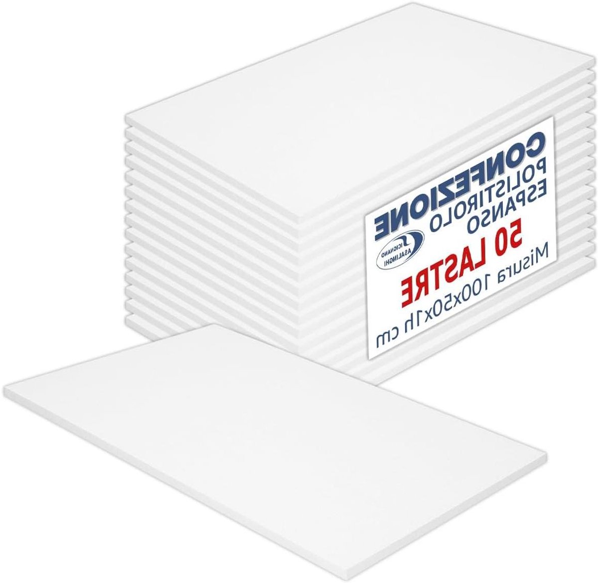 Piepschuim Platen - Isolatie Platen - Bouw en Knutselen - Eenvoudig te Snijden - 100 x 50 x 1 cm