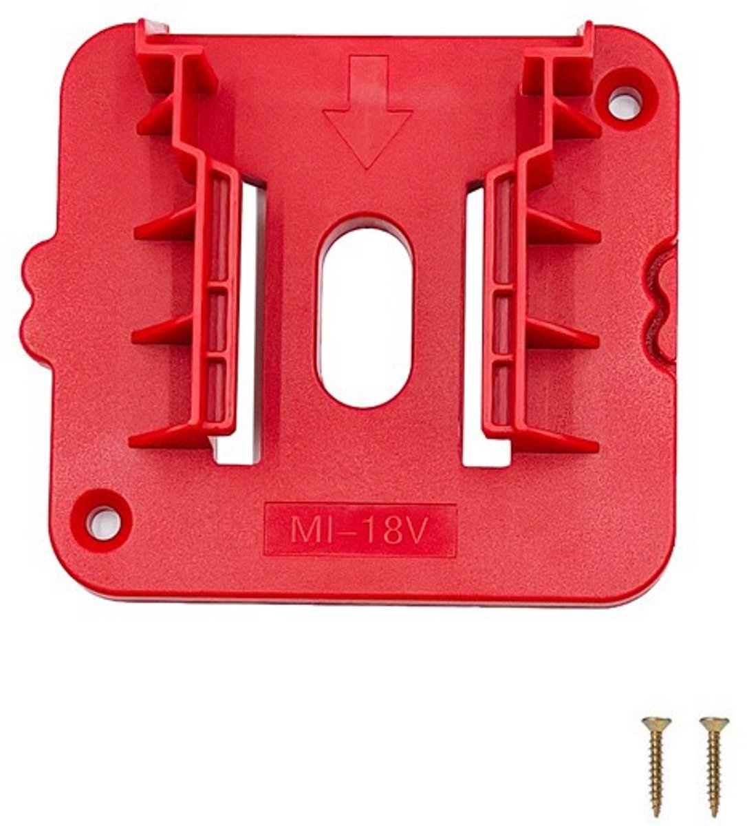 Accuhouders Geschikt voor Milwaukee M18 18V accumontagebeugels - 6 stuks