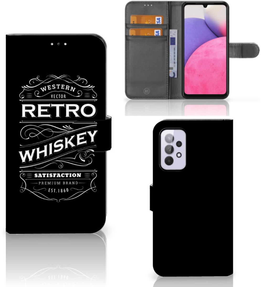 Samsung Galaxy A33 5G Book Cover Whiskey