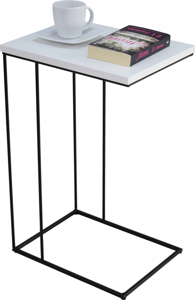 FutuStal - Bijzettafel - Staal - 62 cm - Metaal - Rechthoekig