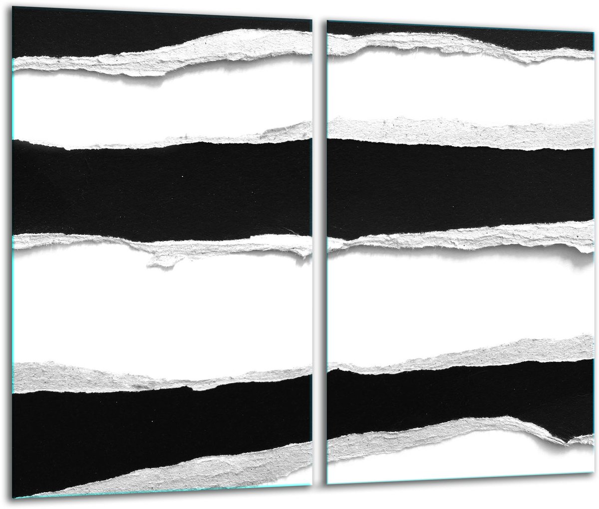 TMK ArtDeko 30x52 Serie - Glazen Snijplank - Inductieplaten - 2 Stuks