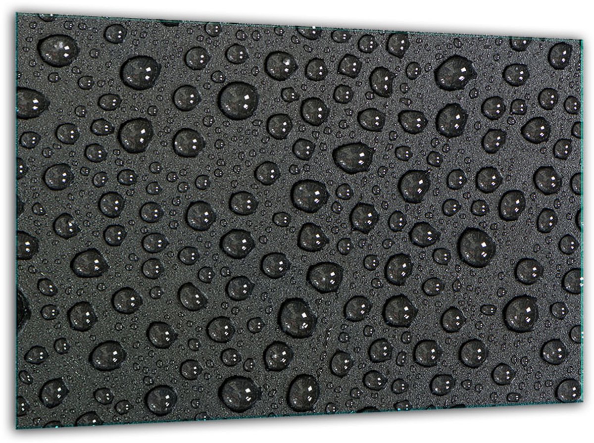TMK ArtDeko Serie - Geharde Glazen Snijplank - 30x22 cm - Druppelontwerp