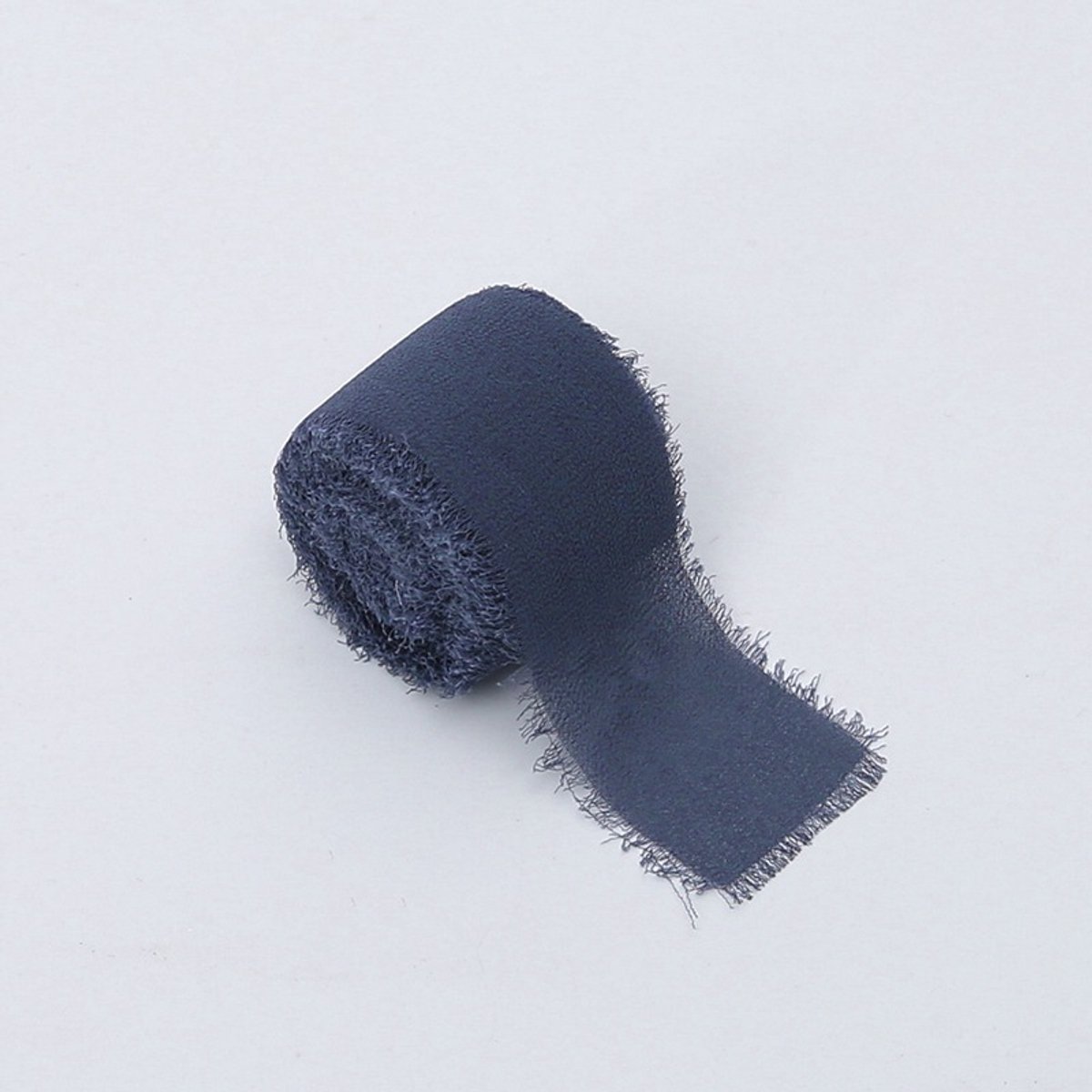 Mech-Mech Szyfon - Floristische Wikkel - 4cm x 4,5m - Polyester - Diepblauw
