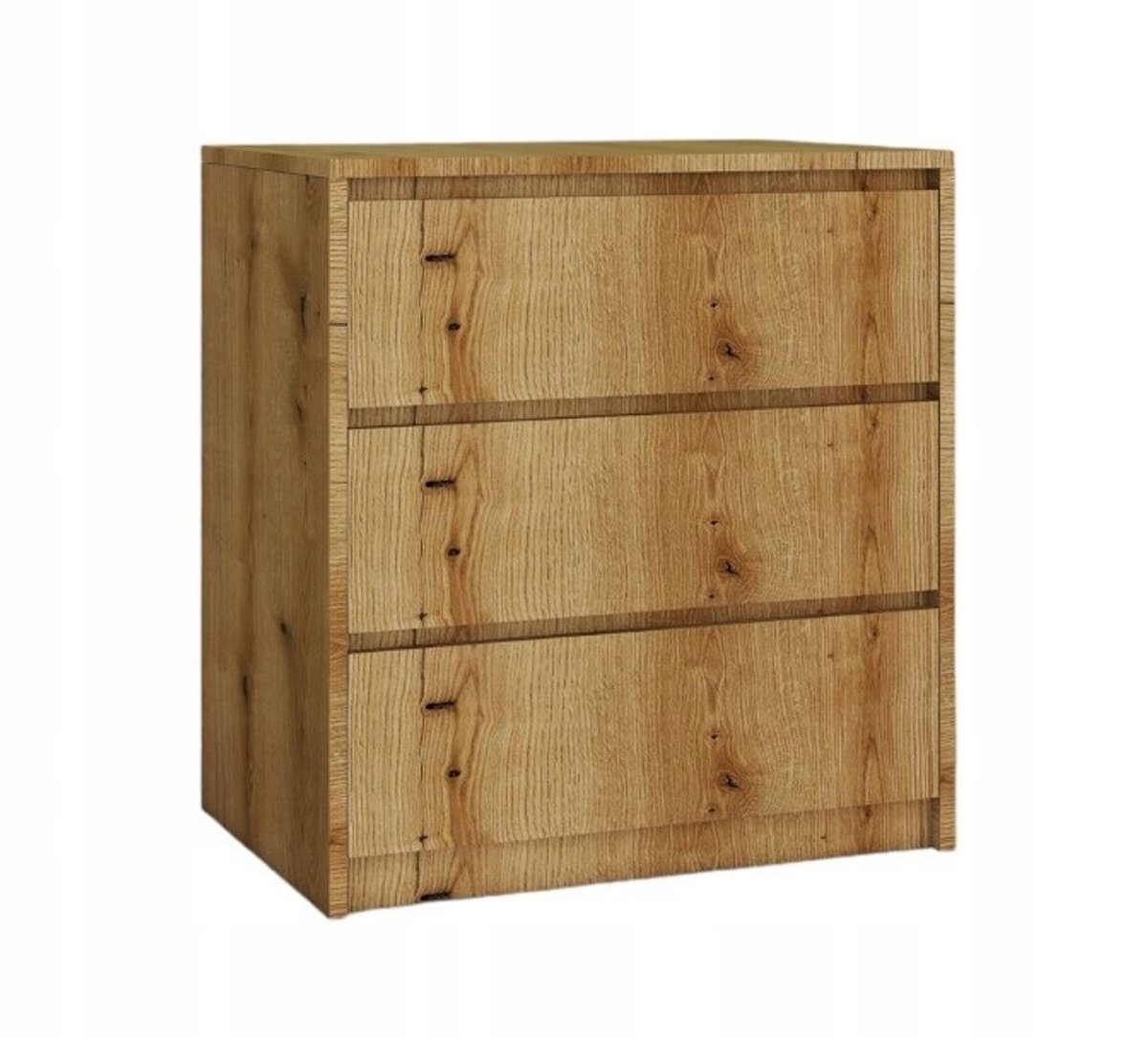 Fernika - Moderne Dressoir - 3 Laden - Dąb Evoke Przybrzeżny - Zonder Handgrepen