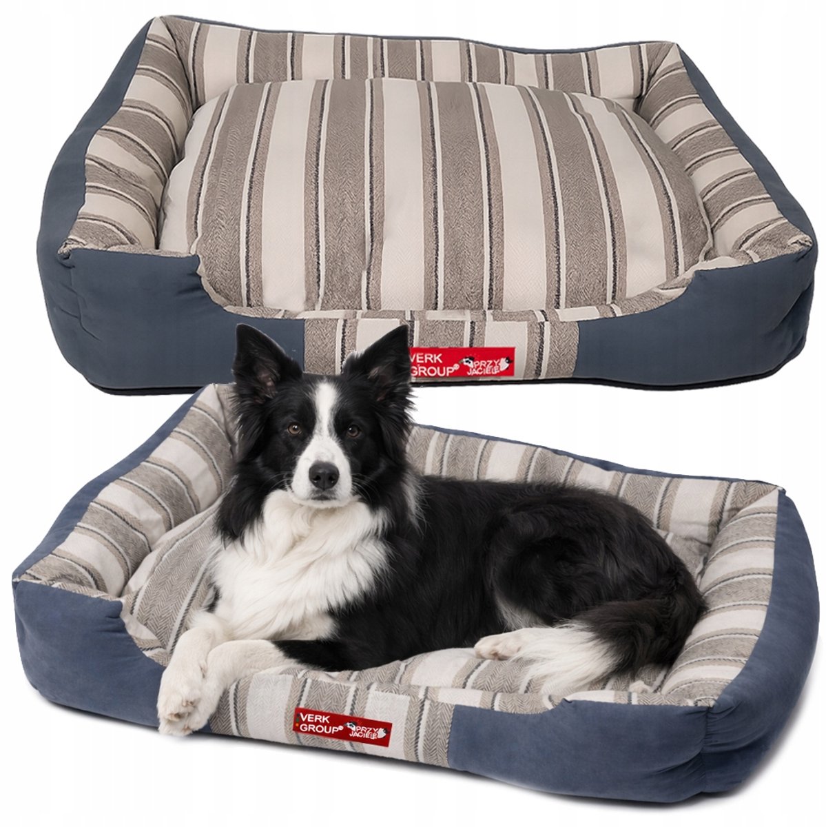 Przyjaciele - Honden- en Kattenbed - Grijs - L - Comfortabel en Duurzaam