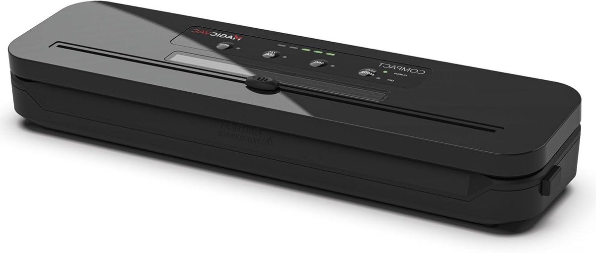 Vacumeermachine Verpakkingsmachine Sealer Voedsel Vers Houden Automatische Werking 940 Gram Zwart