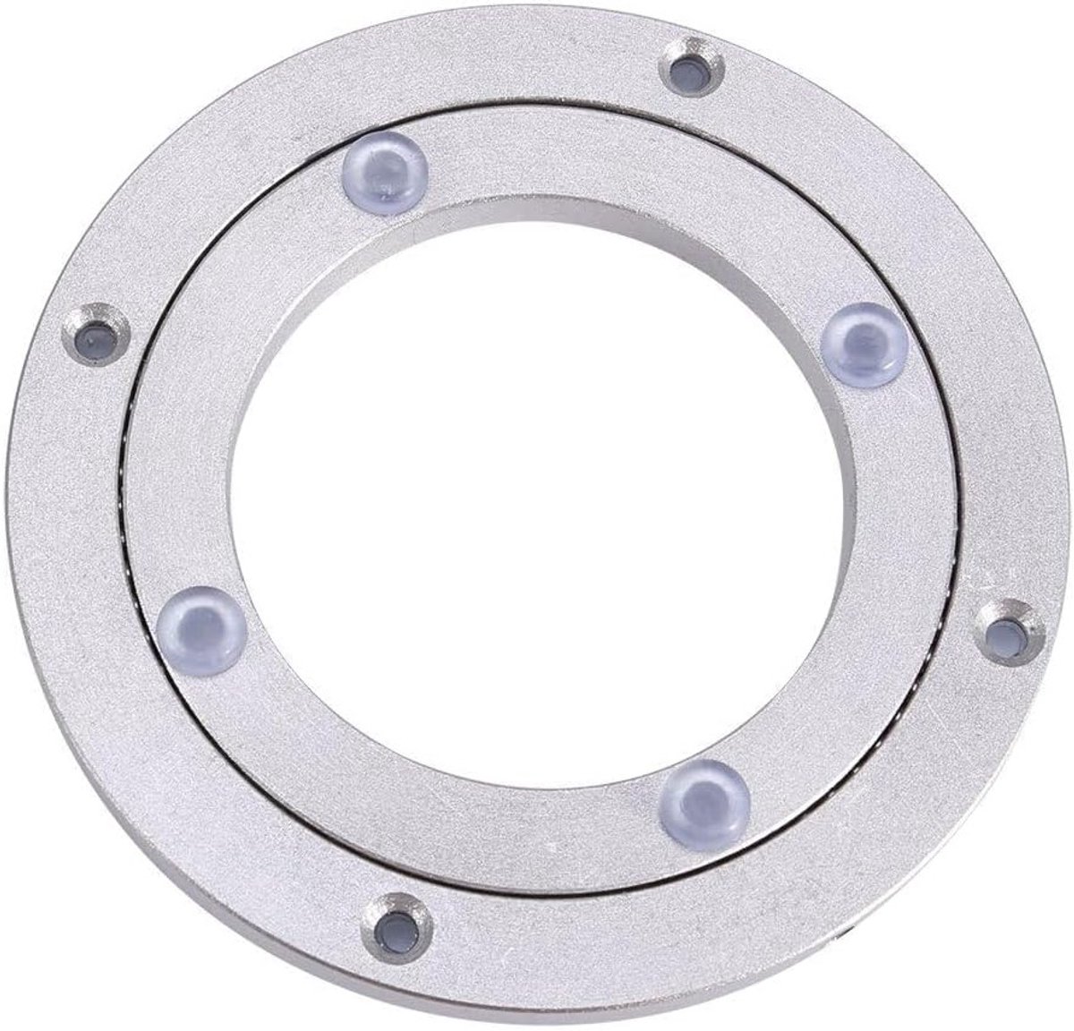 Draaiplateau van Aluminium, Zware Rotatie voor Eettafel, 10 Inch Draaibare Ondergrond voor Gemakkelijk Serveren en Gebruik