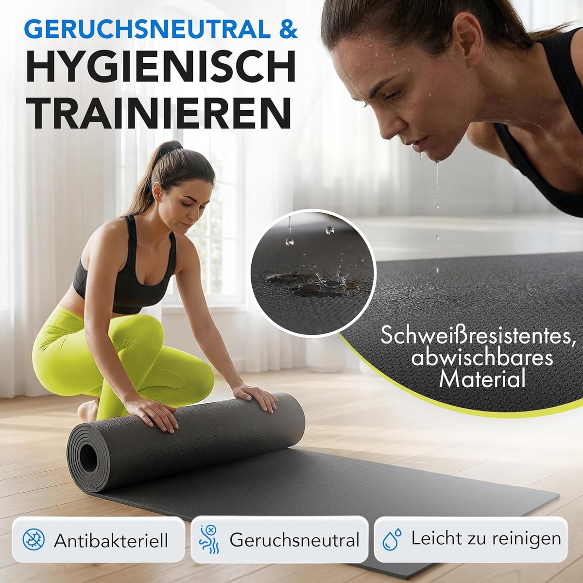 KungFu buy Vloerbeschermingsmat - Fitnessmat thumbnail 6
