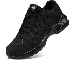 LARNMERN Work Shoes Men Steel Toe Shoes Ladies Lightweight Safety Trainers Comfortable with Air Cushion Protective Sneakers Leakproof