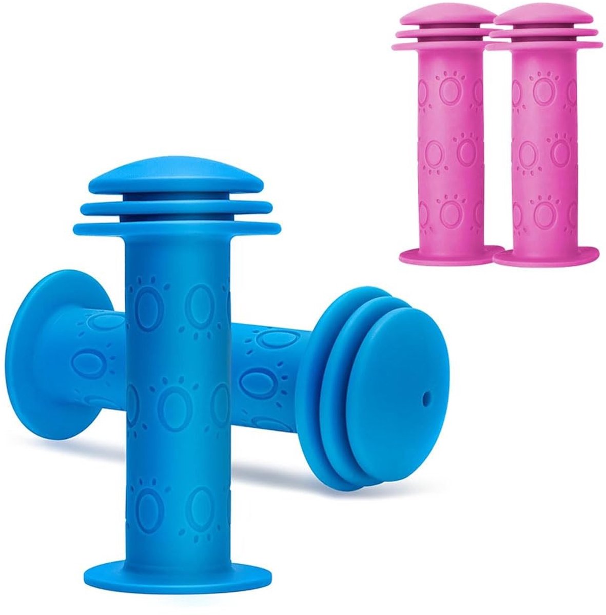 Voarge Fietshandvatten 22mm - Antislip Rubber Grips voor Kinderen, Scooter en Balance Bike