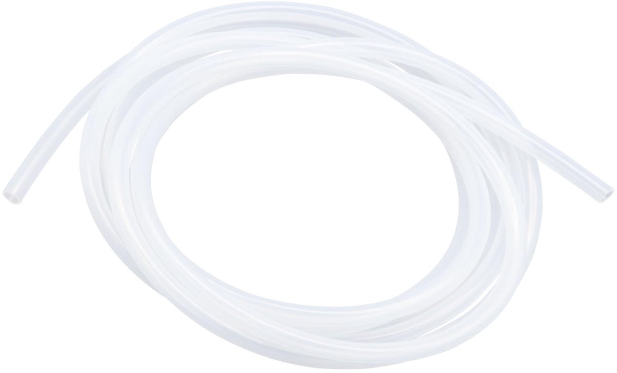 Cosensi - Silicone Tube - Flexibele Slang - 5mm ID x 8mm OD - Transparant - Voedselveilig - Ideaal voor Aquariums en Pompoenoverdracht
