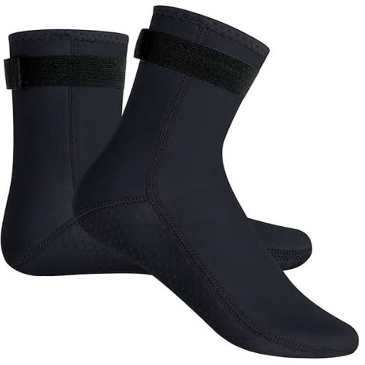 Brenzoos - Neopreen sokken - Duiksokken - Comfortabel en duurzaam - Zwart - Antislip - Ideaal voor duiken en watersporten - 3mm dikte