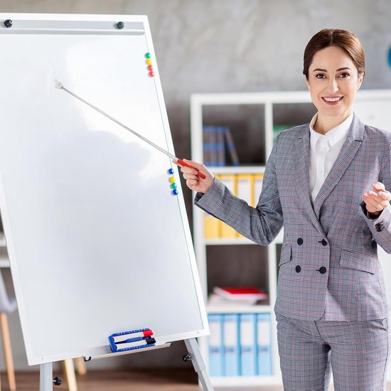 PATIKIL Telescopische leraren wijzer stok, 2 stuks klaslokaal whiteboard leraar hand vinger mini pointer voor presentatie luidspreker gids coach, zwarte stijl 1 — afbeelding 4