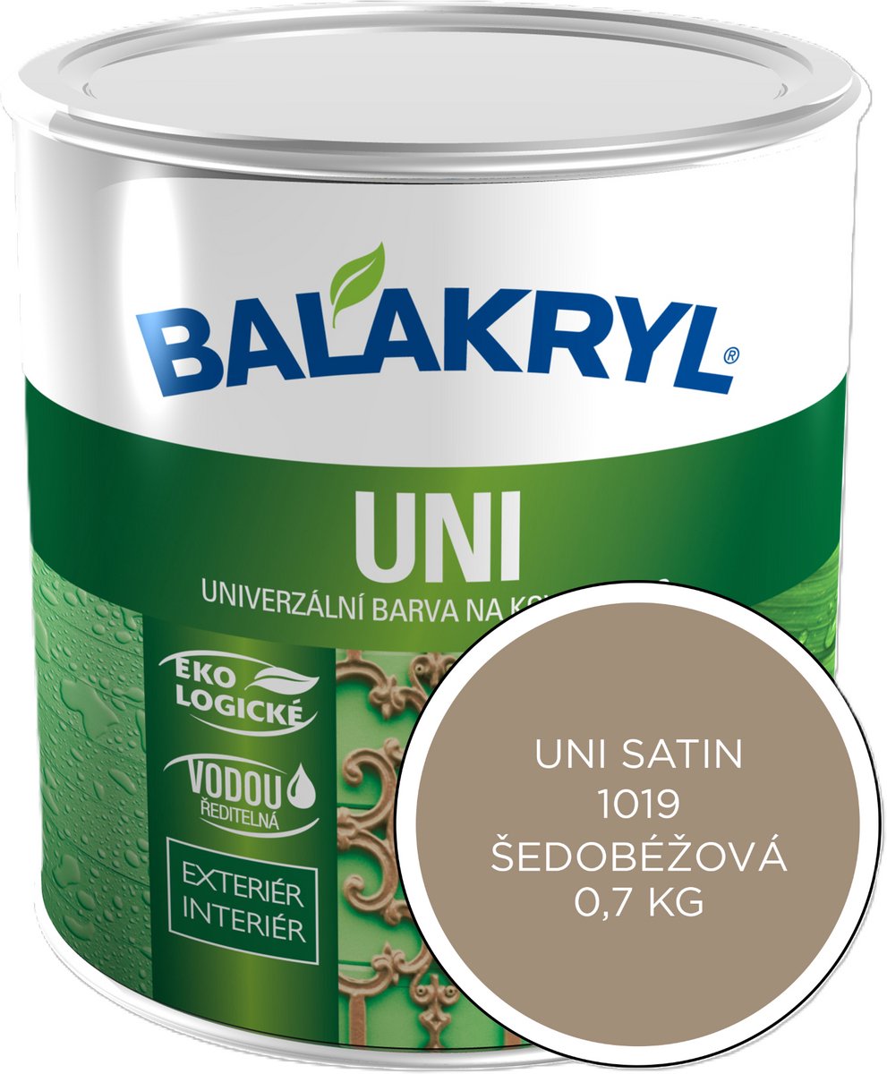 Balakryl UNI SATIN 0,7kg, 6002 bladgroen