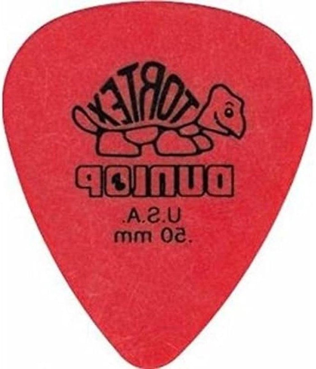 Dunlop Tortex Plectrums - Gitaar Plectrums - Gitaar Spelen - Dunne Plectrums - 12 stuks - Rood