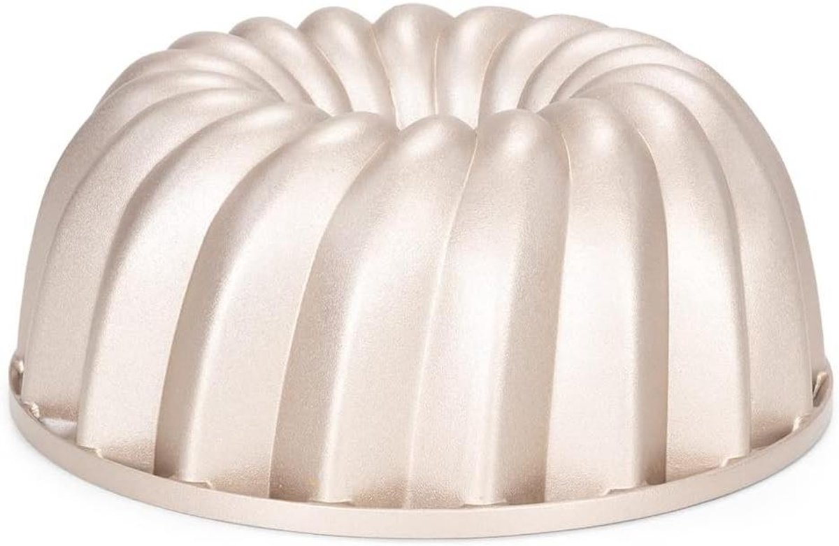 Tulbandvorm - Cakevorm Rond - Taarten Bakken - Antikleef Coating - 24 cm - Metallic