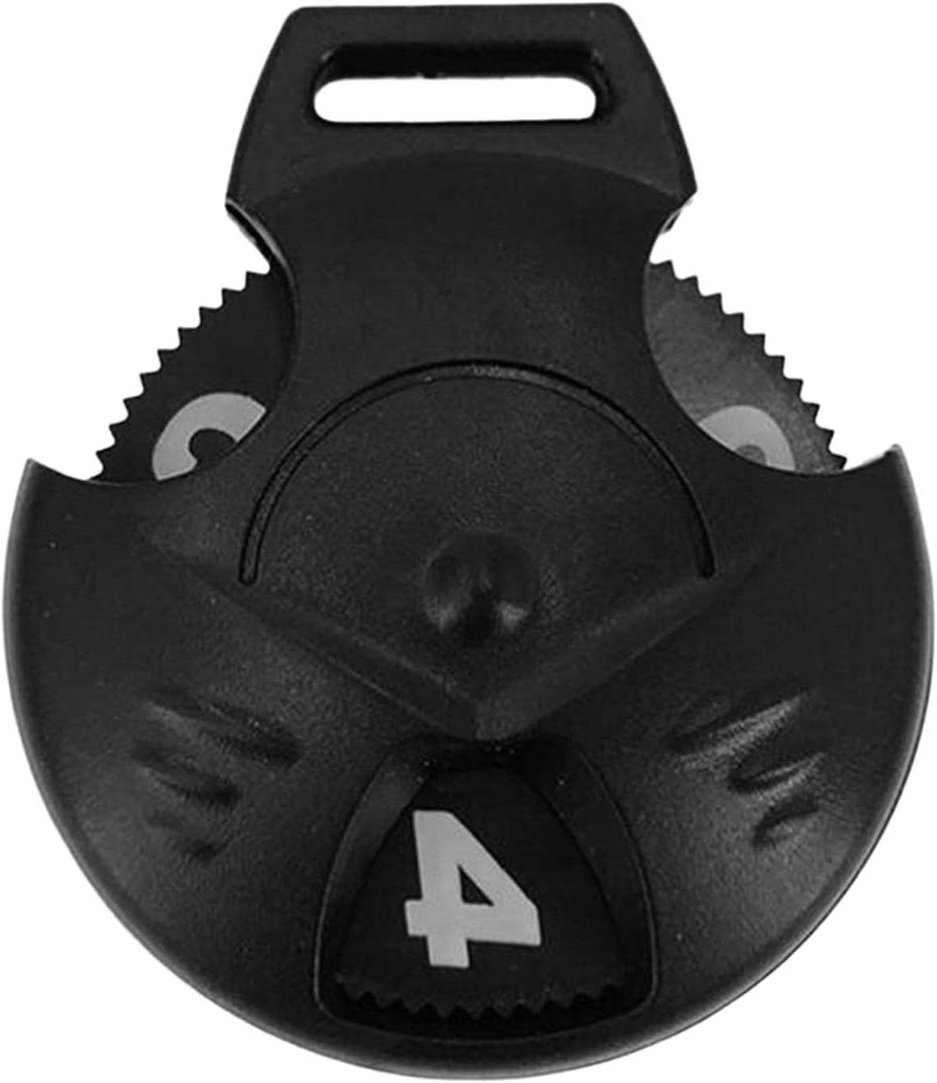 Golfclub Hoofddeksel Nummers - Club Identificatie Labels - Golfuitrusting Organiseren - Roterende Cijfers - Grote Labels - Zwart