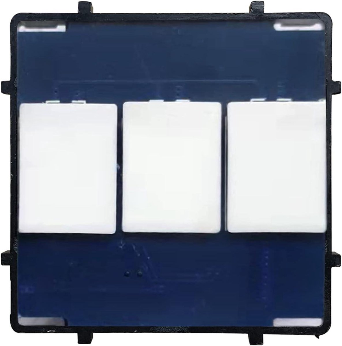 Dimmer Schakelaar - Lichtschakelaar Touch - Verlichting Regelen - Met LED-display - 86 mm x 86 mm - Wit