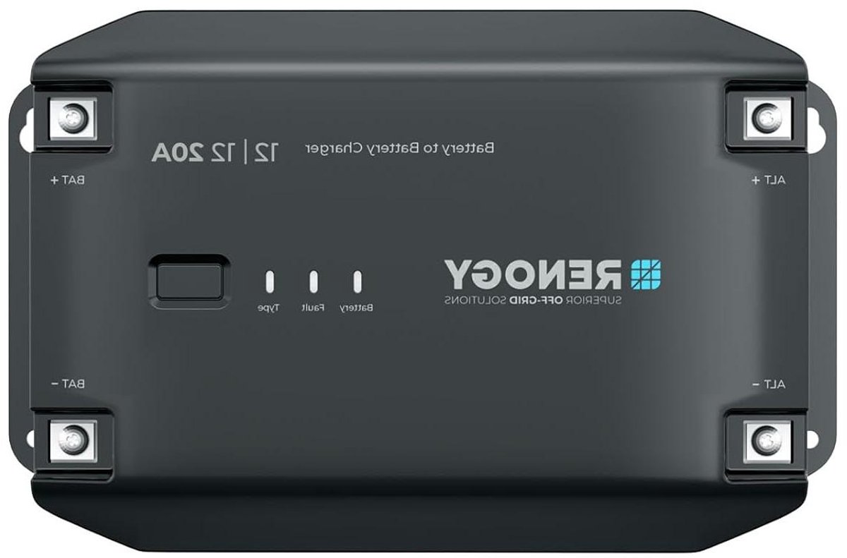 DC naar DC Acculader - Intelligente Converter - Voertuig Accu Laden - Dynamo Loop Detectie - 20 Ampère - Zwart