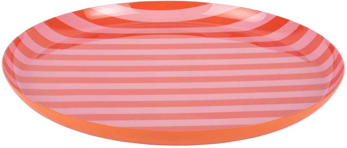Present Time Dienblad Animado Large - Helderoranje - Ø30cm - Modern