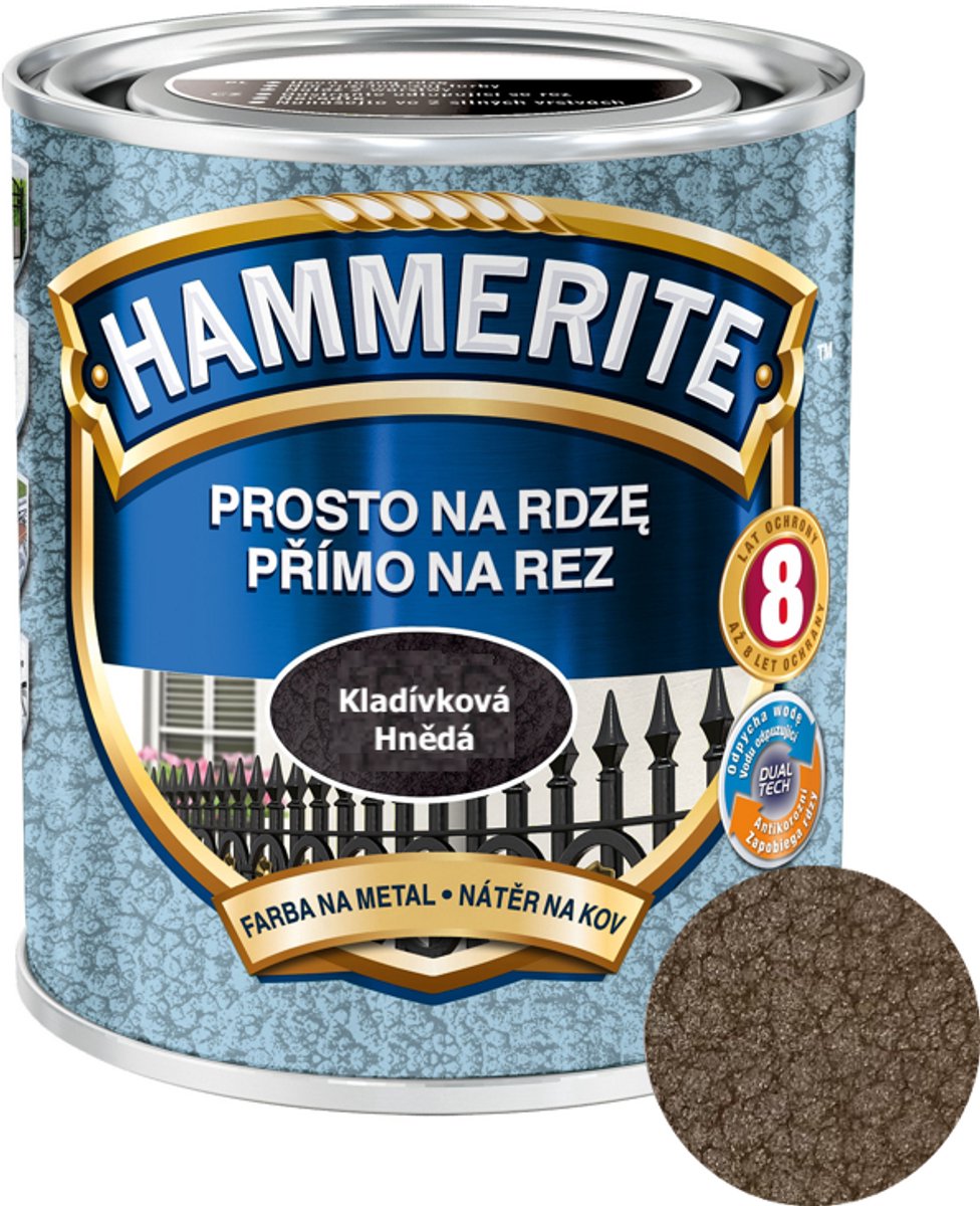 Hammerite Direct op roest hamer 0,7 l, groen