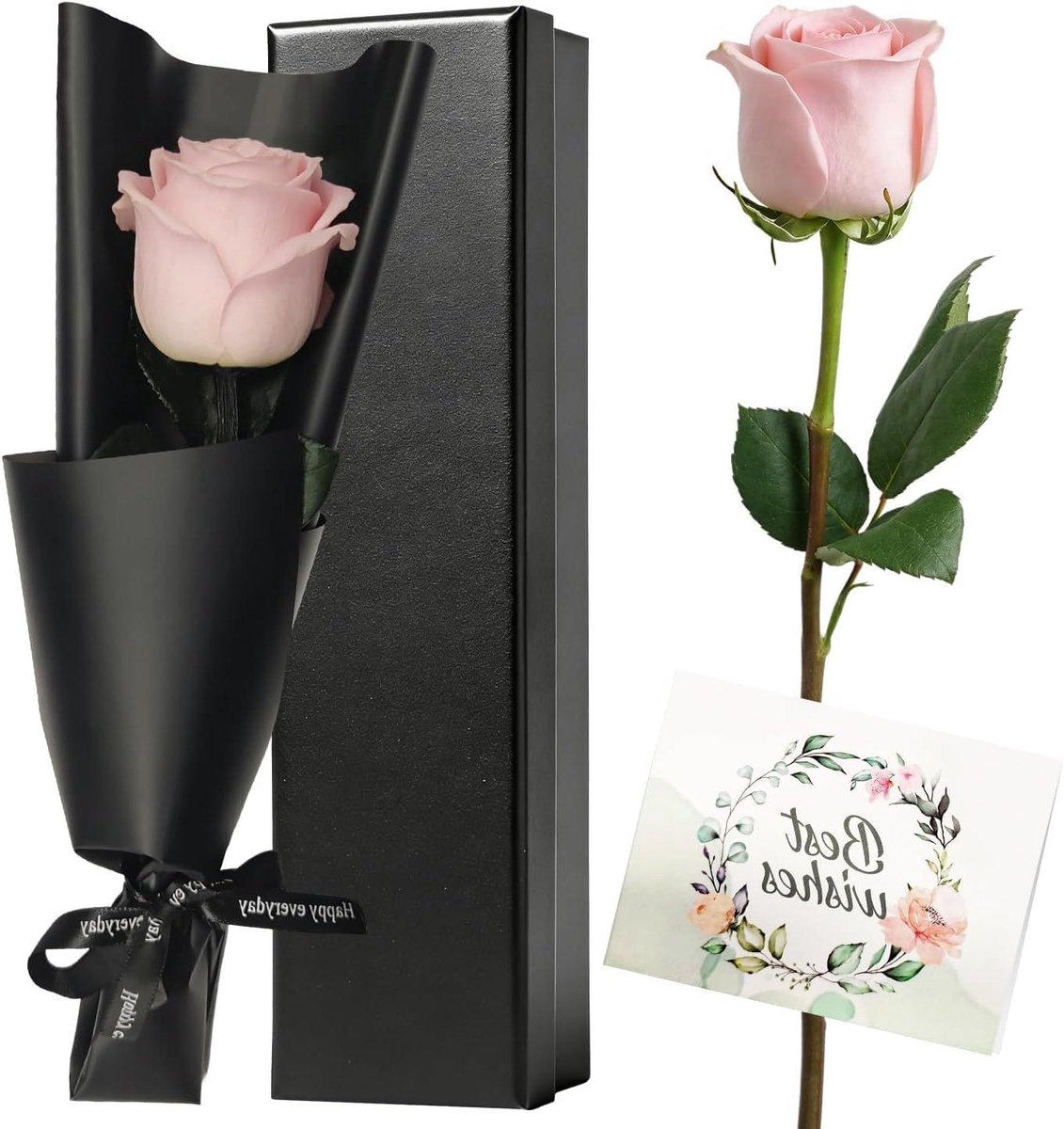 Geconserveerde Roos - Eeuwige Roos - Cadeau Geven - Echte Roos - 3-5 Jaar Houdbaar - Roze