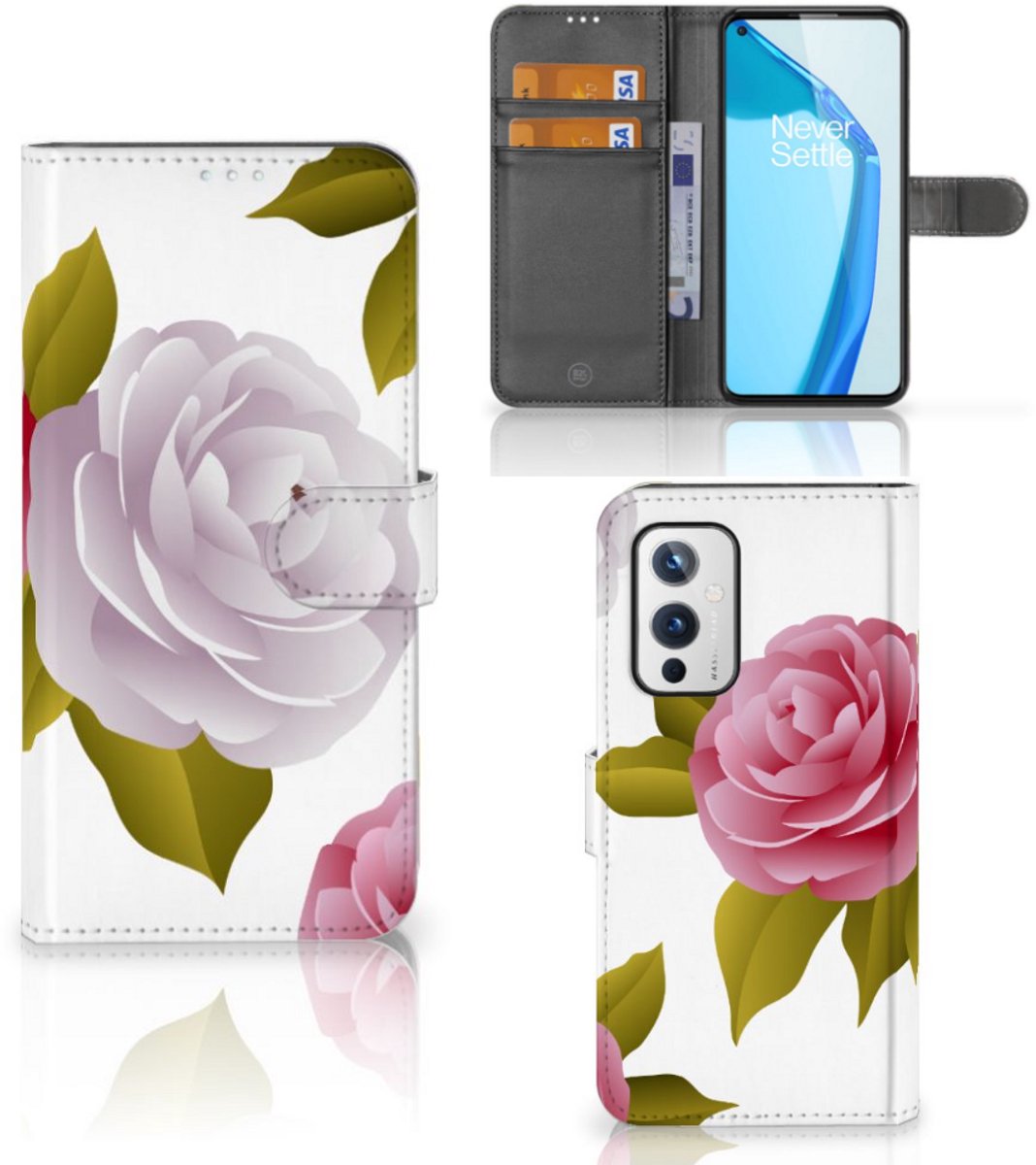 OnePlus 9 Hoesje Roses