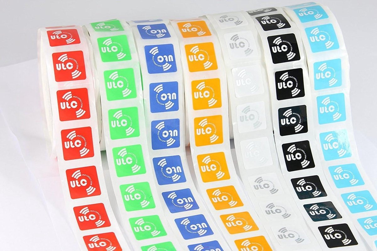 NFC Tags - Slimme Stickers - Taken Automatiseren - Echte NXP Chip - 14 Stuks - 7 Kleuren