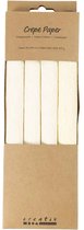 Creativ Company crêpepapier knutselmateriaal off white 4 vel decoratie.
