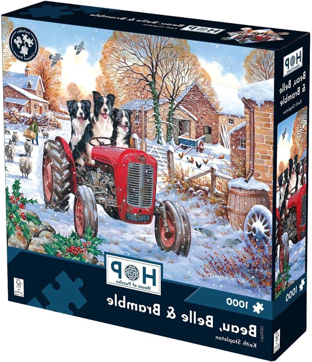 The House of Puzzles - 1000 pieces puzzle – Beau, Belle & Bramble - "NEW JULY 2023"