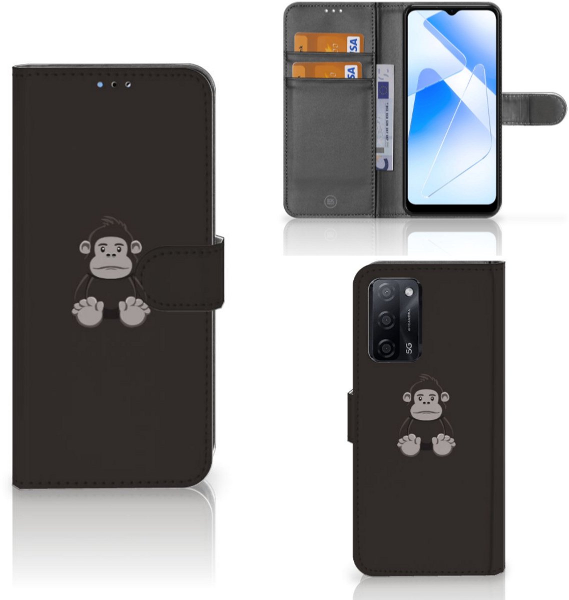 OPPO A16/A16s/A54s Leuk Hoesje Gorilla