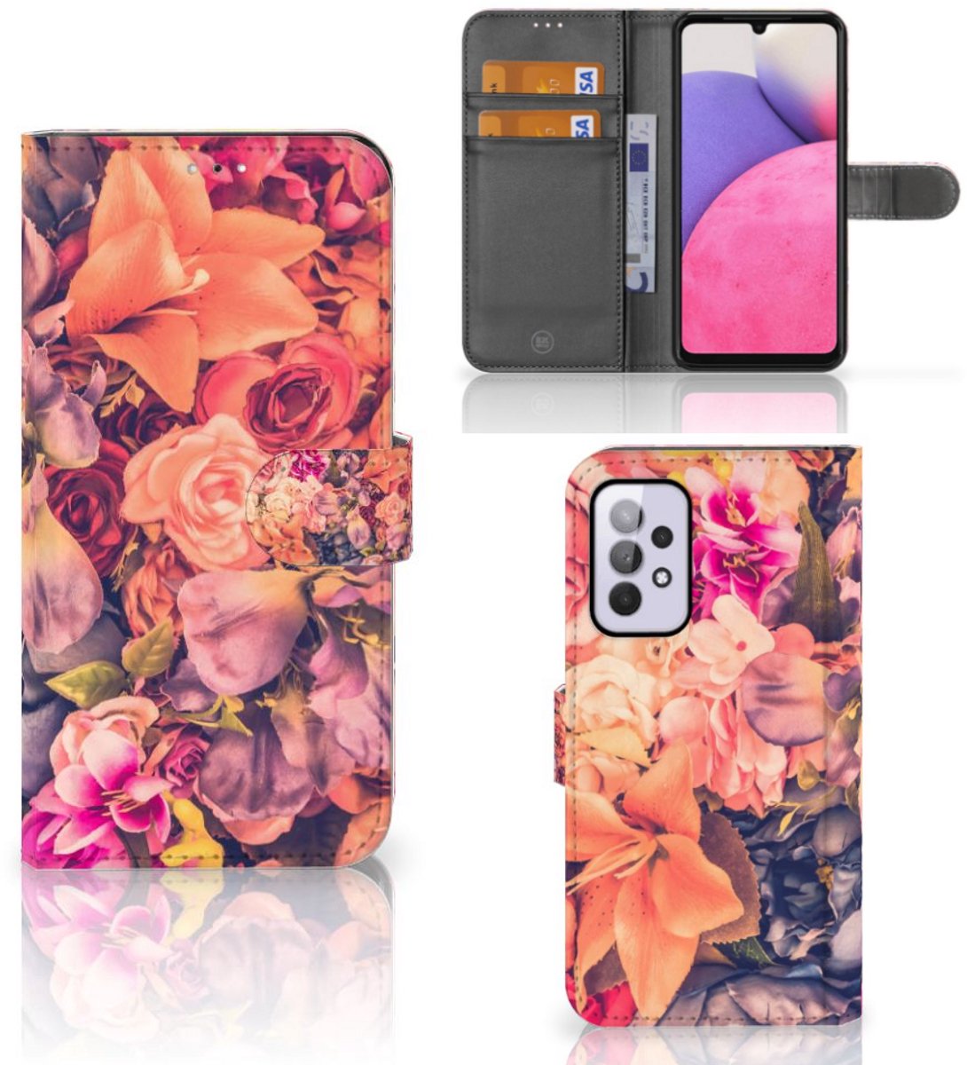 Samsung Galaxy A33 5G Hoesje Bosje Bloemen