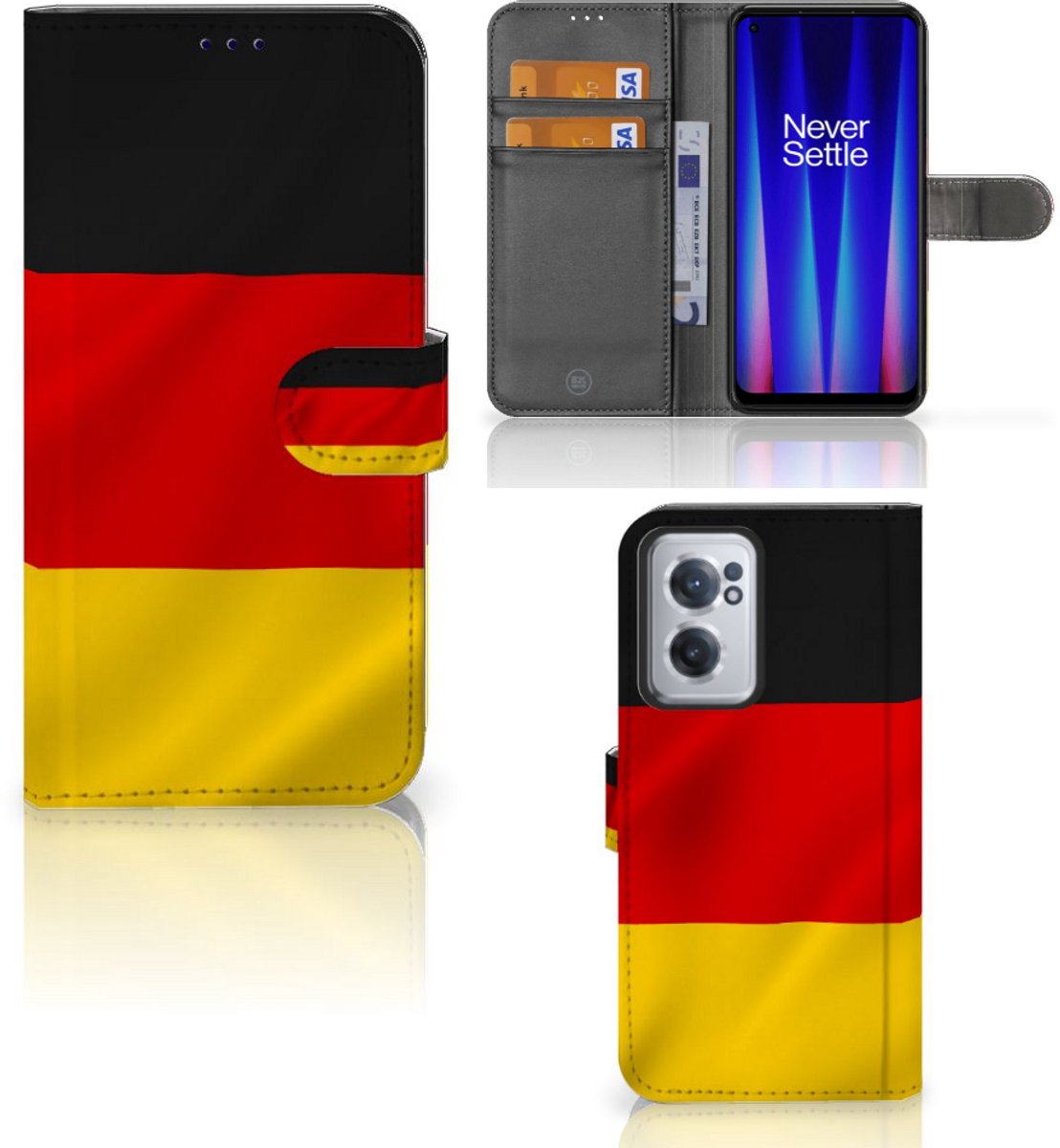 OnePlus Nord CE 2 Bookstyle Case Duitsland