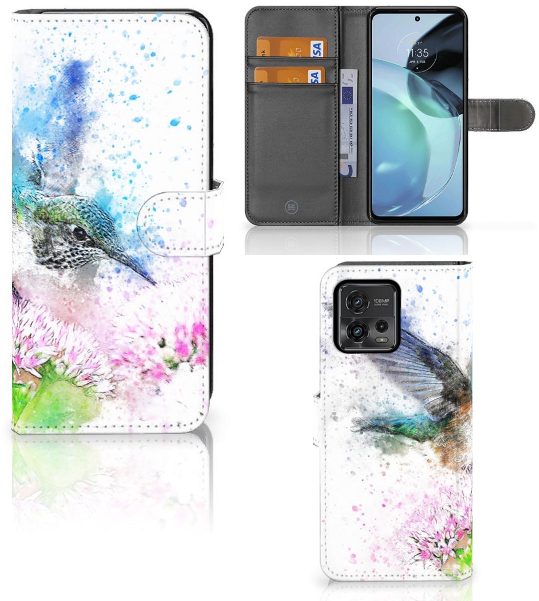 Hoesje Motorola Moto G72 Vogel