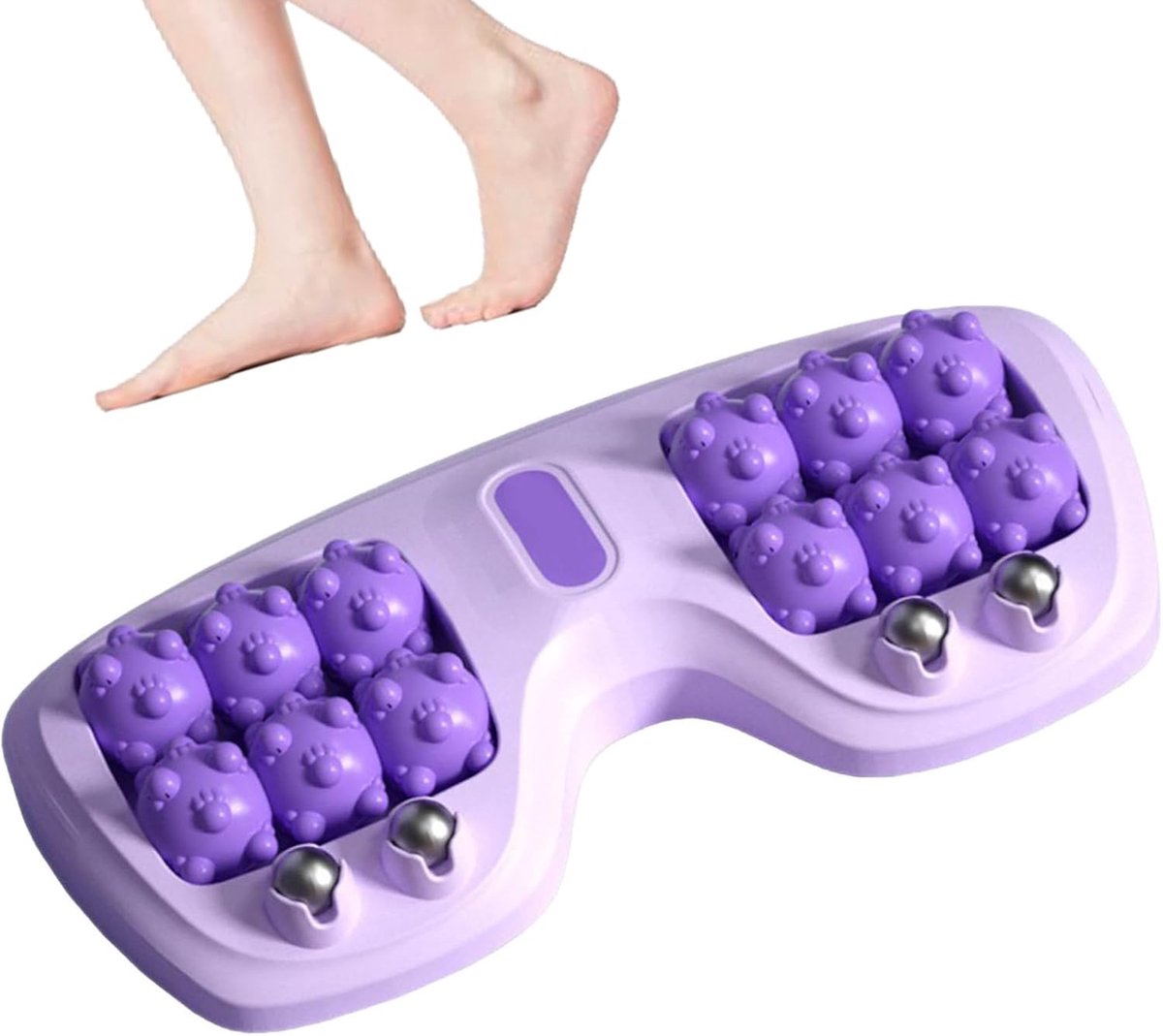 Voetmassage Roller - Voet Ontspanning - Spierherstel Bevorderen - Dubbele Massage Zones - 29 x 15 x 4 cm