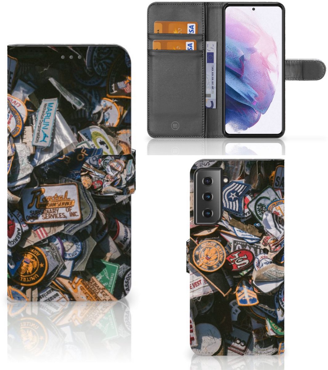 Samsung Galaxy S21 Plus Telefoonhoesje met foto Badges
