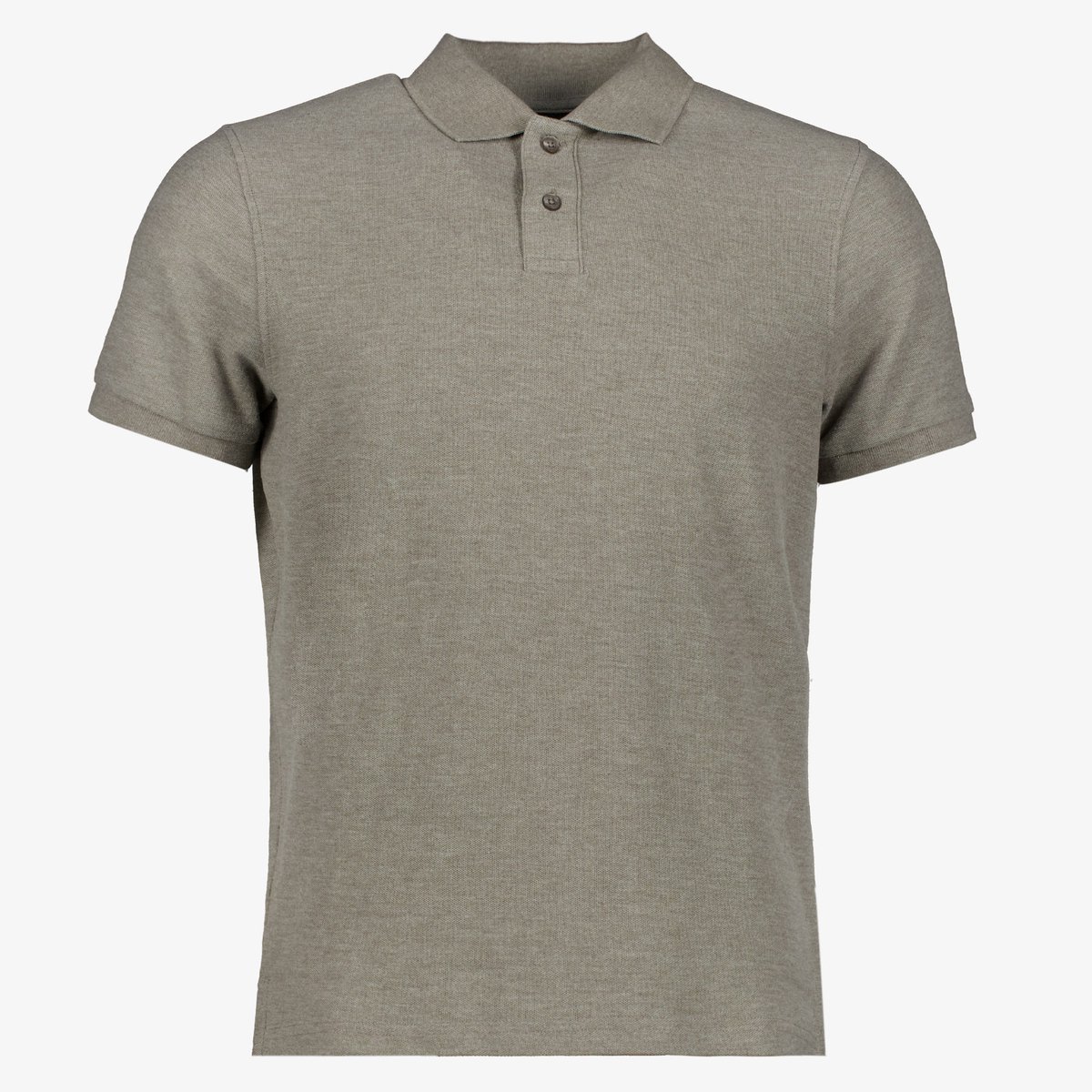 Unsigned heren polo - Grijs - Maat M