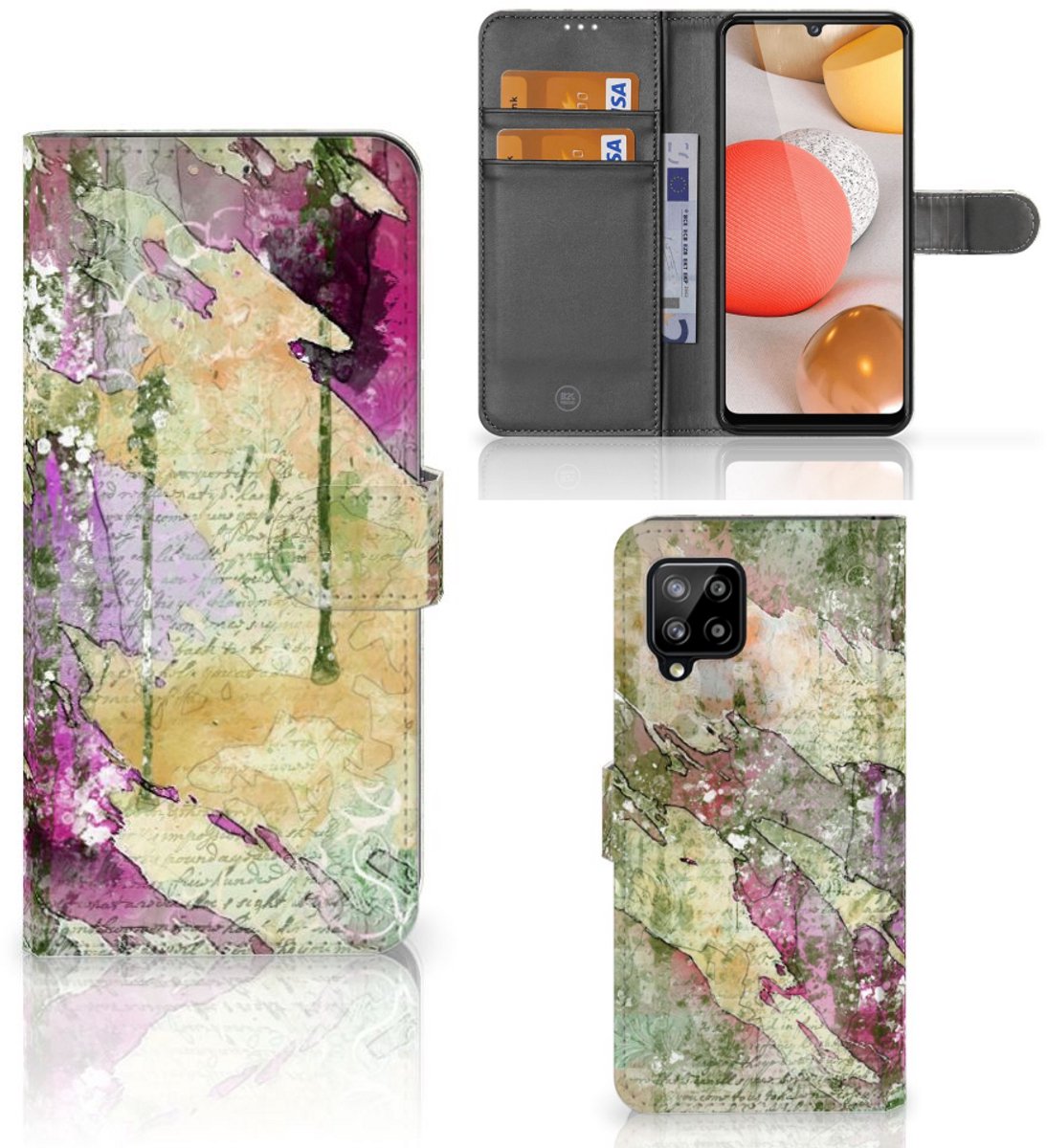 Hoesje Samsung Galaxy A42 5G Letter Painting