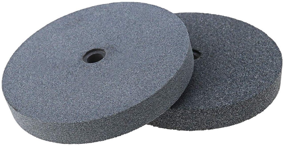 Cosensi - 6 Inch Schuurwiel - 36 en 60 Grit - Geschikt voor Bench Grinder - Aluminium Oxide - Voor Metaalbewerking - 2Pcs Set