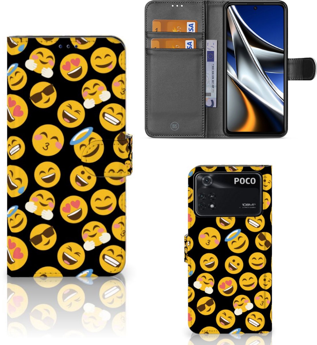 Xiaomi Poco X4 Pro 5G Telefoon Hoesje Emoji