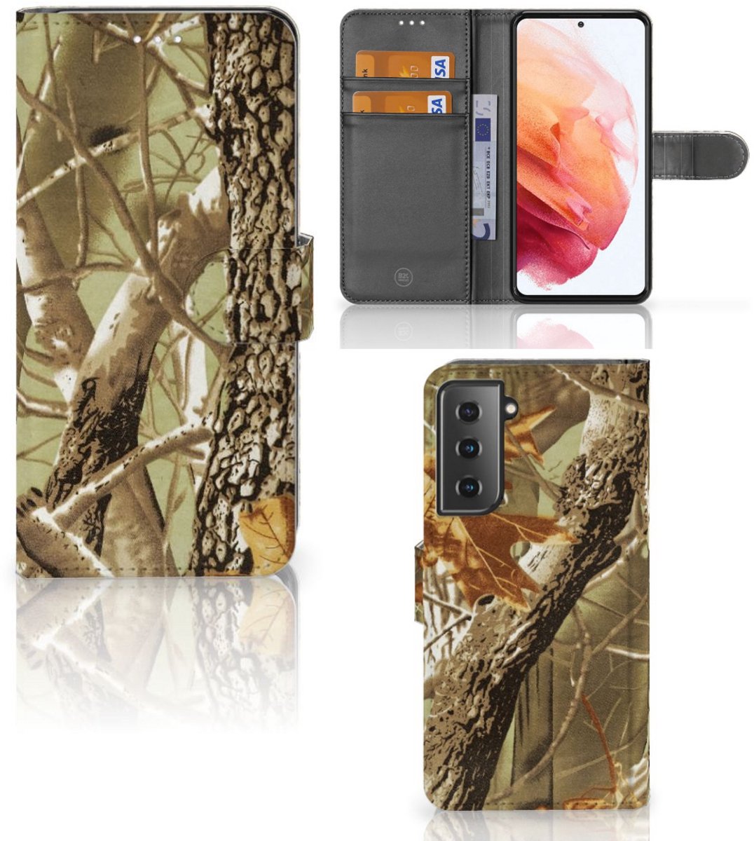 Boekhoesje voor Samsung Galaxy S21 Hoesje Wildernis