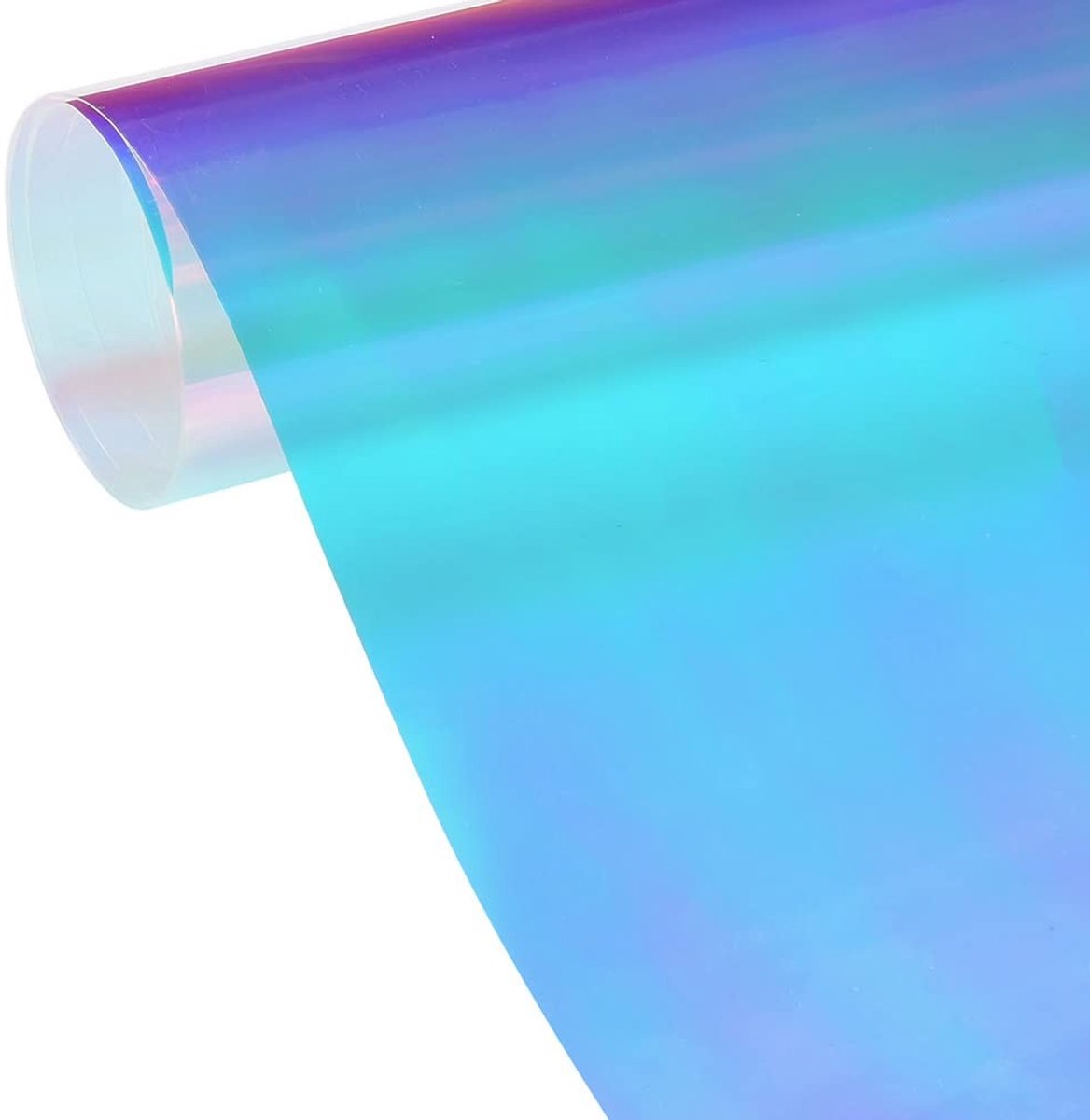 Cosensi - Chameleon Window Film - Rainbow Effect - Decoratief voor Thuis - Blauw - Ramen Folie - Kleurrijk en Reflecterend - Voor Glazen Decoratie