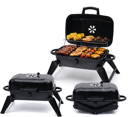 tafelgrill - zwart - 59x34x36 cm - elektrisch — afbeelding 2