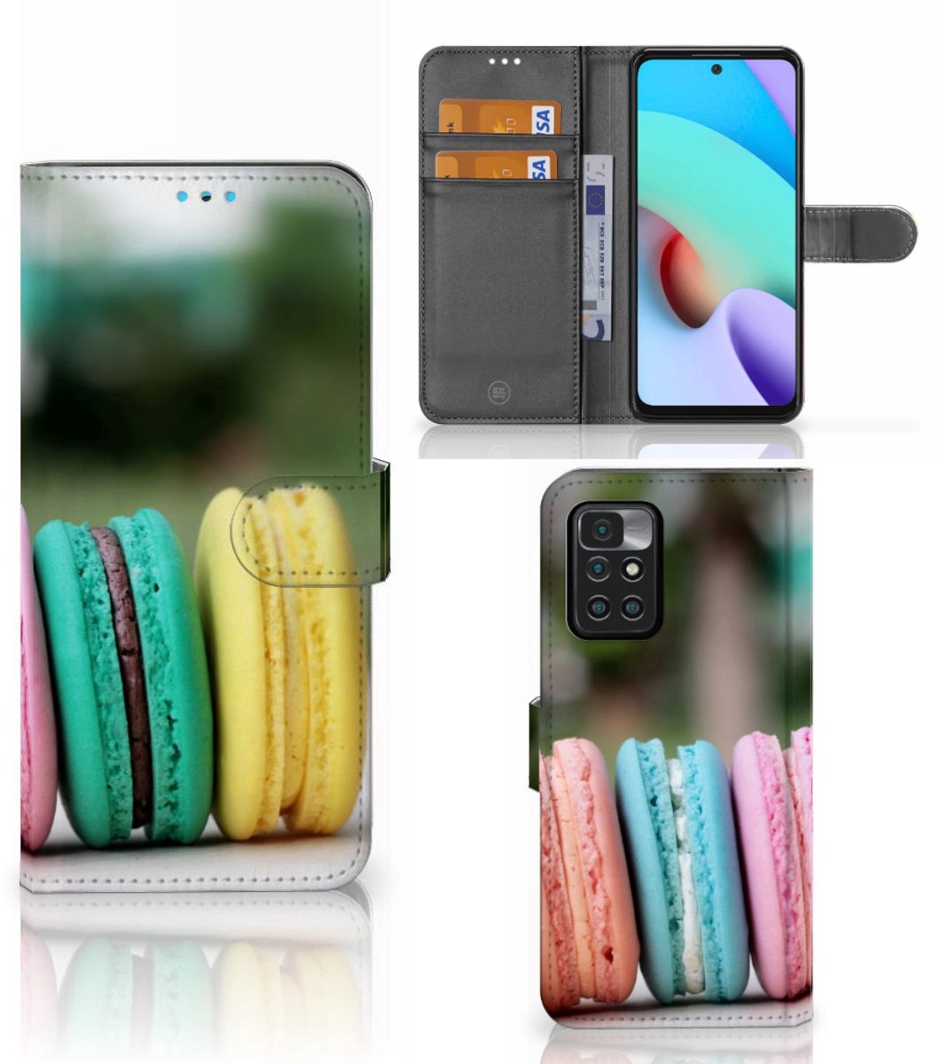 Xiaomi Redmi 10 Book Cover Macarons