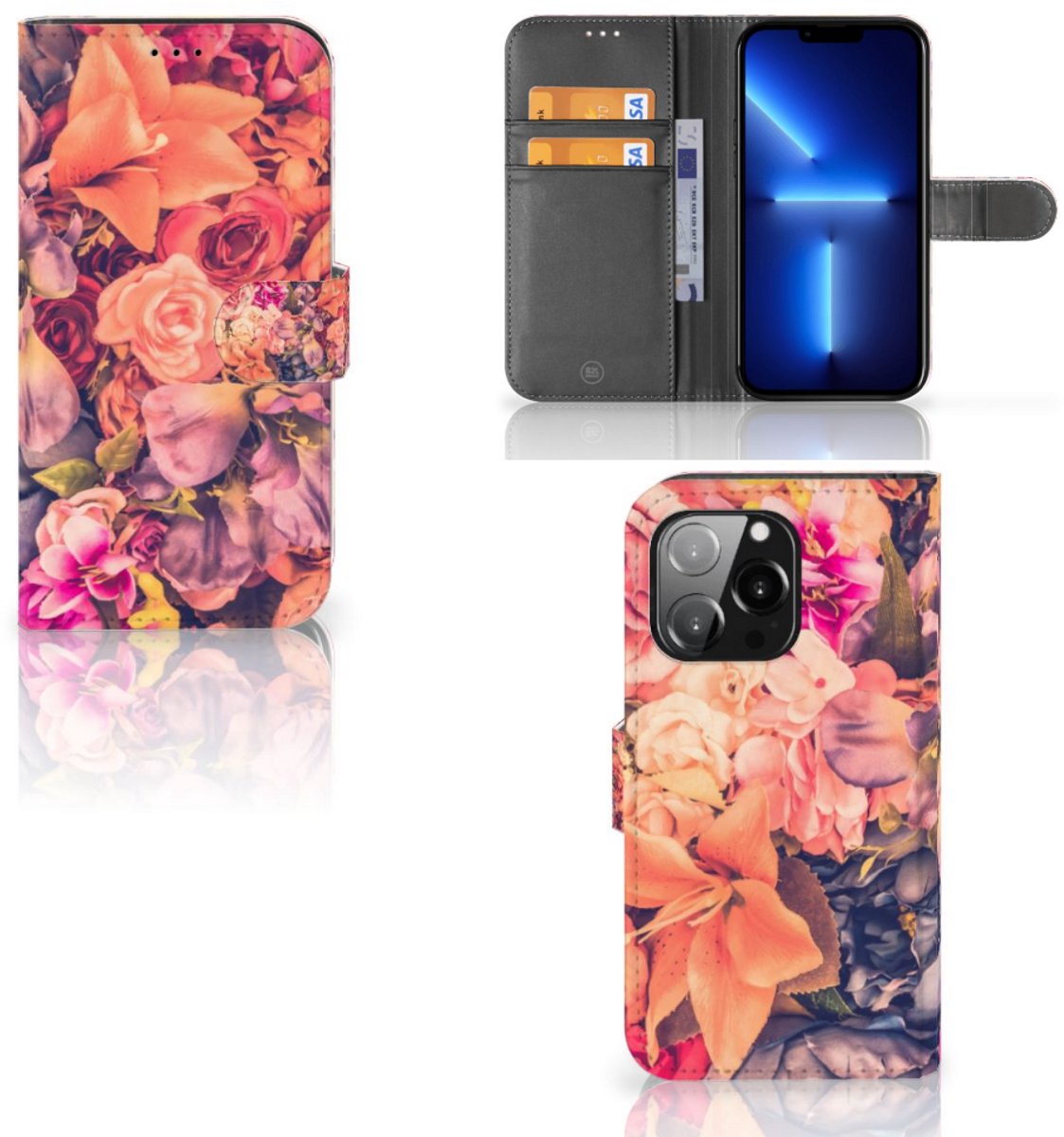 iPhone 13 Pro Hoesje Bosje Bloemen