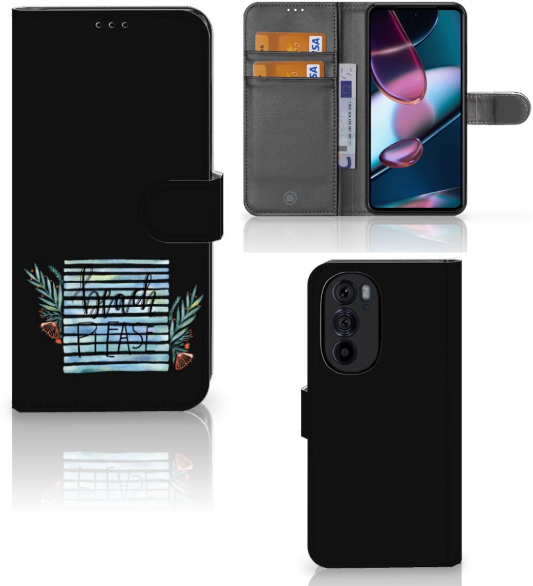 Motorola Edge 30 Pro Leuk Hoesje Boho Beach