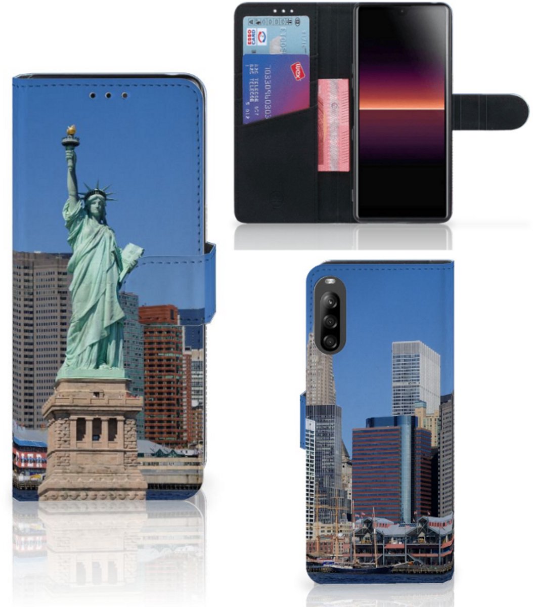 Sony Xperia L4 Flip Cover Vrijheidsbeeld